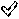 White heavy check mark